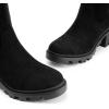 DREAM PAIRS Women’s Knee High Boots, Platform Over The Knee High Chunky Heel Fashion Boots for Women(Black-suede)