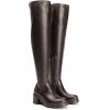 DREAM PAIRS Women’s Knee High Boots, Platform Over The Knee High Chunky Heel Fashion Boots for Women(Brown-pu)