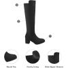 DREAM PAIRS Women’s Knee High Stretchy Fashion Boots(Black)