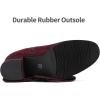 DREAM PAIRS Women’s Knee High Stretchy Fashion Boots(Burgundy)