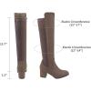 DREAM PAIRS Women’s Knee High Stretchy Fashion Boots(Khaki)
