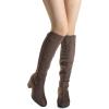 DREAM PAIRS Women’s Knee High Stretchy Fashion Boots(Khaki)