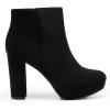 DREAM PAIRS Women’s Stomp High Heel Ankle Boots(Black)