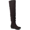 DREAM PAIRS Women’s Suede Over The Knee Thigh High Winter Boots(Brown)