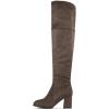 DREAM PAIRS Women’s Thigh High Block Heel Over The Knee Boots(Khaki)