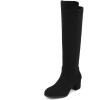 DREAM PAIRS Women’s Knee High Stretchy Fashion Boots(Black)