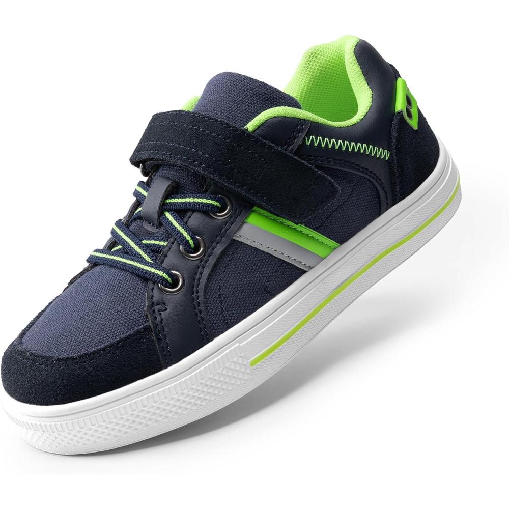 imageDREAM PAIRS Kid Sneakers Girls Boys School Loafers Shoes LilLegends TimberTotNavyNeonGreen