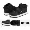 DREAM PAIRS Boys Girls High Top Sneaker LilLegends Skyhigh Basketball Shoes(Black)