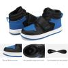 DREAM PAIRS Boys Girls High Top Sneaker LilLegends Skyhigh Basketball Shoes(Black/Royal/Blue)