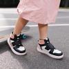 DREAM PAIRS Boys Girls High Top Sneaker LilLegends Skyhigh Basketball Shoes(Black/White/Pink)