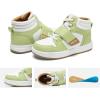 DREAM PAIRS Boys Girls High Top Sneaker LilLegends Skyhigh Basketball Shoes(Green)