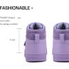 DREAM PAIRS Boys Girls High Top Sneaker LilLegends Skyhigh Basketball Shoes(Purple)