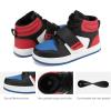 DREAM PAIRS Boys Girls High Top Sneaker LilLegends Skyhigh Basketball Shoes(Red/Blue/Black)