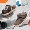 DREAM PAIRS Kid Sneakers Girls Boys School Loafers Shoes LilLegends TimberTot(Brown/Orange)