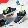 DREAM PAIRS Kid Sneakers Girls Boys School Loafers Shoes LilLegends TimberTot(Navy/Neon/Green)