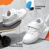 DREAM PAIRS Kid Sneakers Girls Boys School Loafers Shoes LilLegends TimberTot(White)