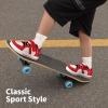 DREAM PAIRS Kid Sneakers Girls Boys School Loafers Shoes LilLegends TimberTot(White/Red)