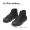 DREAM PAIRS Kids Sneakers Little Boys Girls High Top Canvas Shoes LilLegends CourtStar Casual Walking Shoes(Black)
