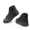 DREAM PAIRS Kids Sneakers Little Boys Girls High Top Canvas Shoes LilLegends CourtStar Casual Walking Shoes(Black)