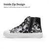 DREAM PAIRS Kids Sneakers Little Boys Girls High Top Canvas Shoes LilLegends CourtStar Casual Walking Shoes(Black Camo)