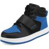 DREAM PAIRS Boys Girls High Top Sneaker LilLegends Skyhigh Basketball Shoes(Black/Royal/Blue)