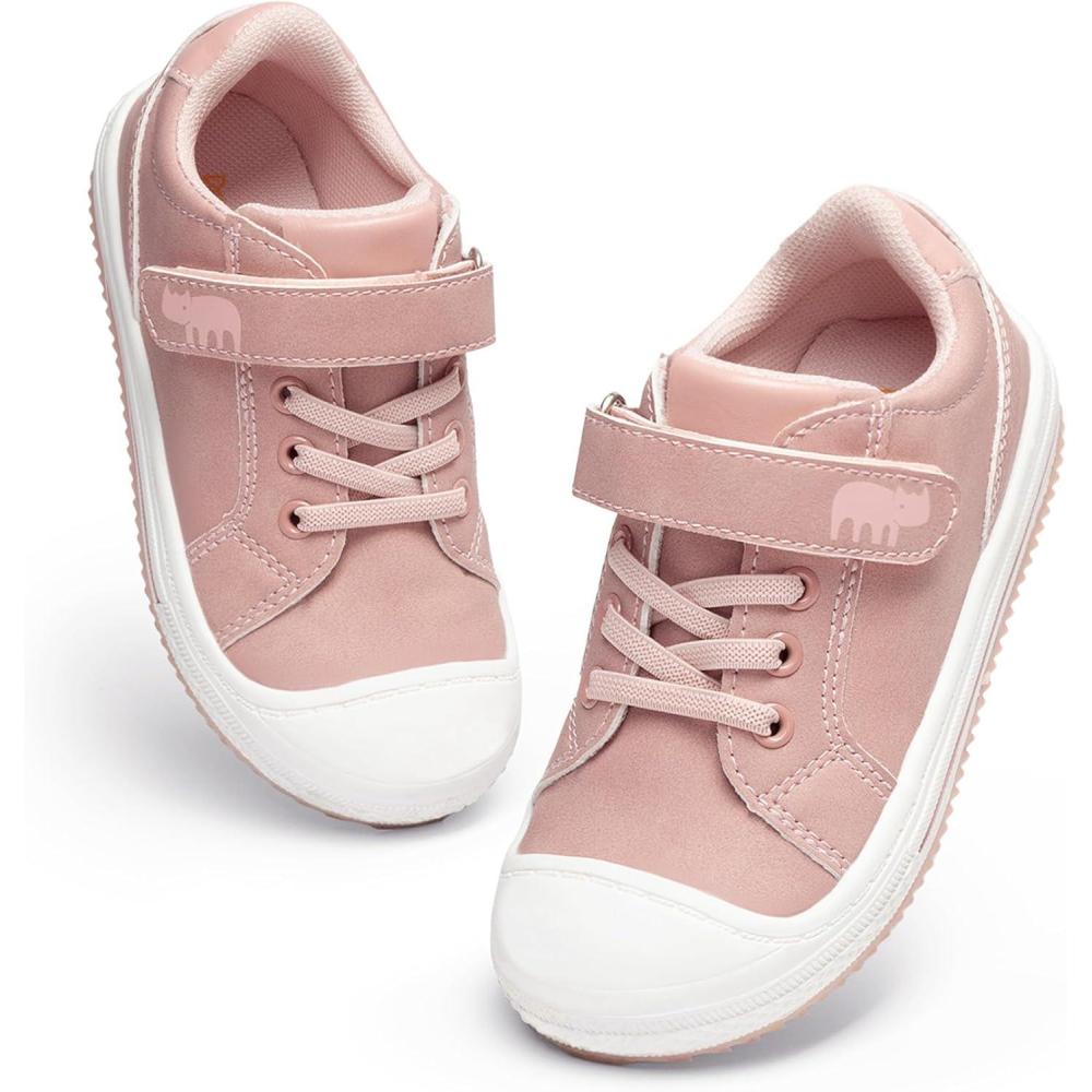 imageDREAM PAIRS Toddler Boys Girls Sneakers Casual Lightweight Kids Storybook Walking Skate ShoesPink