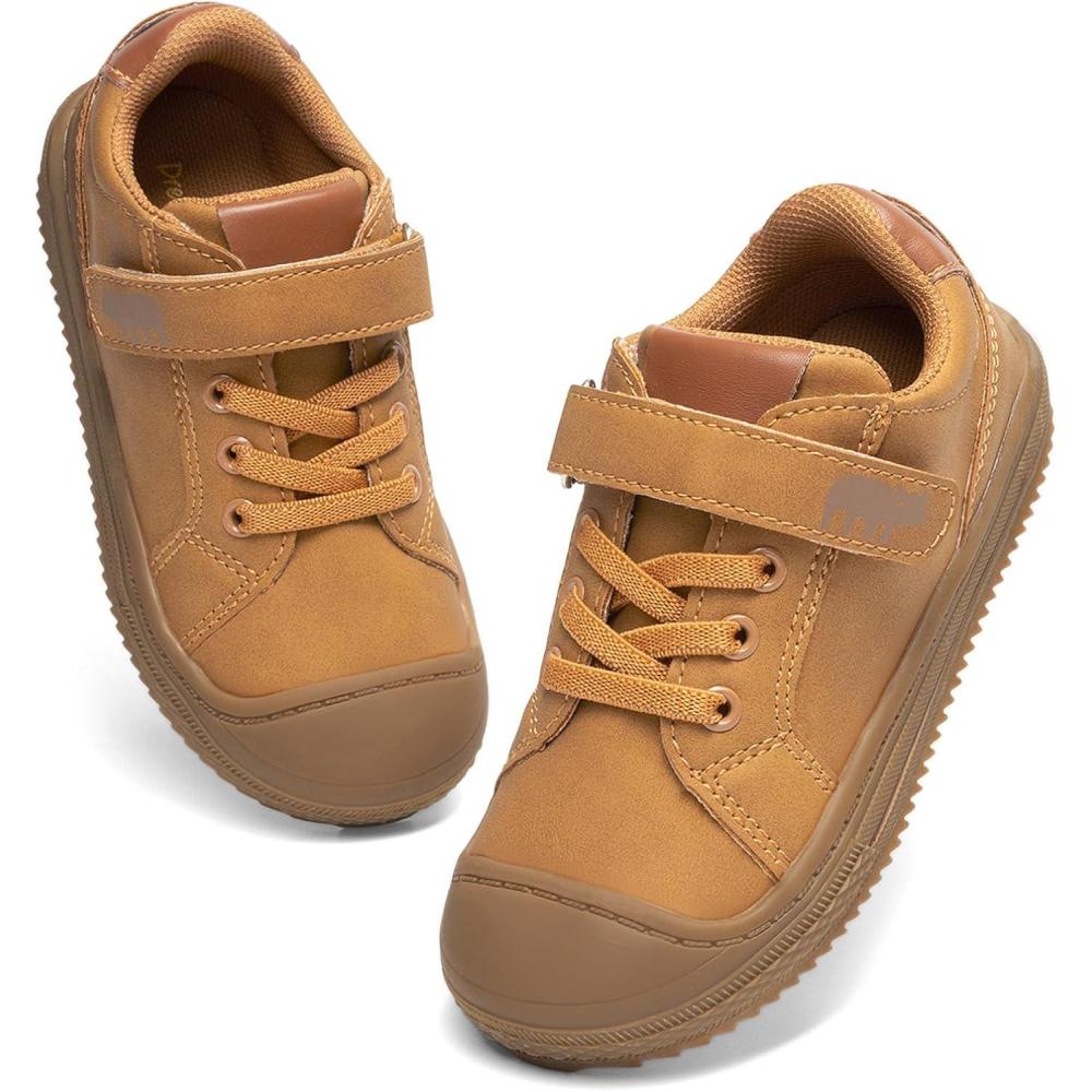 imageDREAM PAIRS Toddler Boys Girls Sneakers Casual Lightweight Kids Storybook Walking Skate ShoesYellow