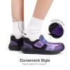 DREAM PAIRS Boys Girls Shoes Kids Slip on Tennis EZ-Ons MightyMovers Running Athletic Barefoot Zero Drop Sports Sneakers(Dark Purple)