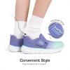 DREAM PAIRS Boys Girls Shoes Kids Slip on Tennis EZ-Ons MightyMovers Running Athletic Barefoot Zero Drop Sports Sneakers(Light Green/Blue)