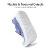 DREAM PAIRS Boys Girls Shoes Kids Slip on Tennis EZ-Ons MightyMovers Running Athletic Barefoot Zero Drop Sports Sneakers(Light Green/Blue)