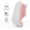 DREAM PAIRS Boys Girls Shoes Kids Slip on Tennis EZ-Ons MightyMovers Running Athletic Barefoot Zero Drop Sports Sneakers(Pink)