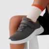 DREAM PAIRS Boys Girls Shoes Kids Tennis EZ-Ons FunRun Breathable Running Athletic Sport Sneakers(Dark/Grey/Orange)