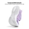 DREAM PAIRS Boys Girls Shoes Kids Tennis EZ-Ons FunRun Breathable Running Athletic Sport Sneakers(Light Purple)