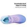DREAM PAIRS Boys Girls Shoes Kids Tennis EZ-Ons FunRun Breathable Running Athletic Sport Sneakers(Purple/Blue)