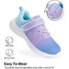 DREAM PAIRS Boys Girls Shoes Kids Tennis EZ-Ons FunRun Breathable Running Athletic Sport Sneakers(Purple/Blue)