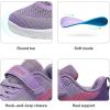 DREAM PAIRS Boys Girls Shoes Kids Tennis EZ-Ons MagicZips Athletic Running Walking Barefoot Zero Drop Sneakers(Purple/Fuchsia)