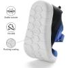 DREAM PAIRS Boys Girls Shoes Kids Tennis EZ-Ons MagicZips Athletic Running Walking Barefoot Zero Drop Sneakers(Royal/Blue/Navy/Black)