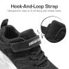 DREAM PAIRS Boys Girls Shoes Kids Tennis Footwear EZ-Ons GoGetters Running Athletic School Sneakers for Little/Big Kid(Black)