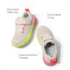 DREAM PAIRS Boys Girls Shoes Kids Tennis Footwear EZ-Ons GoGetters Running Athletic School Sneakers for Little/Big Kid(Light Grey/Rainbow)