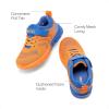 DREAM PAIRS Boys Girls Shoes Kids Tennis Footwear EZ-Ons GoGetters Running Athletic School Sneakers for Little/Big Kid(Orange/Blue)
