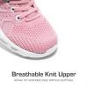 DREAM PAIRS Boys Girls Shoes Kids Tennis Footwear EZ-Ons GoGetters Running Athletic School Sneakers for Little/Big Kid(Pink)