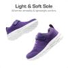 DREAM PAIRS Boys Girls Shoes Kids Tennis Footwear EZ-Ons GoGetters Running Athletic School Sneakers for Little/Big Kid(Purple)