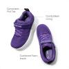 DREAM PAIRS Boys Girls Shoes Kids Tennis Footwear EZ-Ons GoGetters Running Athletic School Sneakers for Little/Big Kid(Purple)