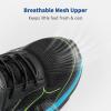 DREAM PAIRS Boys Girls Sneakers Kids Tennis Running Shoes EZ-ONs EZ-Plays Athletic Sport Gym Lightweight Breathable Shoes(Black/Blue)