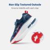 DREAM PAIRS Boys Girls Sneakers Kids Tennis Running Shoes EZ-ONs EZ-Plays Athletic Sport Gym Lightweight Breathable Shoes(Navy/Red)