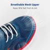 DREAM PAIRS Boys Girls Sneakers Kids Tennis Running Shoes EZ-ONs EZ-Plays Athletic Sport Gym Lightweight Breathable Shoes(Navy/Red)