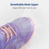 DREAM PAIRS Boys Girls Sneakers Kids Tennis Running Shoes EZ-ONs EZ-Plays Athletic Sport Gym Lightweight Breathable Shoes(Purple/Pink)