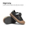 DREAM PAIRS Toddler Boys Girls Sneakers Casual Lightweight Kids Storybook Walking Skate Shoes(Black)