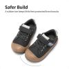 DREAM PAIRS Toddler Boys Girls Sneakers Casual Lightweight Kids Storybook Walking Skate Shoes(Black)