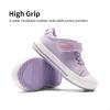 DREAM PAIRS Toddler Boys Girls Sneakers Casual Lightweight Kids Storybook Walking Skate Shoes(Light Purple)